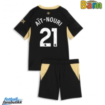 Manchester City Rayan Ait-Nouri #21 Bortedraktsett Barn 2026-27 Kortermet (+ Korte bukser)